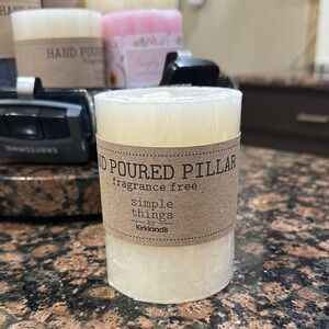 Kirkland's Hand Poured Pillar Candle